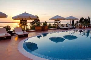 Swimming Pool Of Luxury Resort